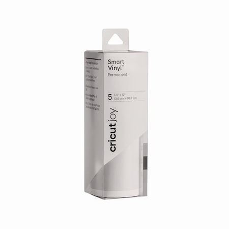 Cricut Joy Permanent Smart Vinyl for Assorted Surfaces, 5.5 x 12, Assorted Colors, PK5, 5PK 2007121